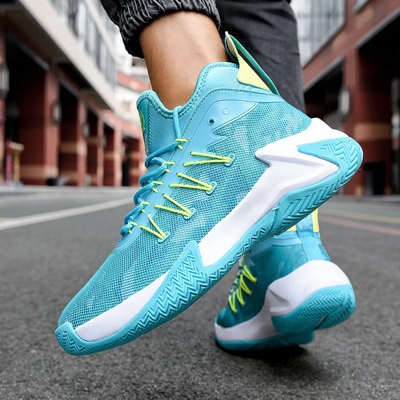 

Мужские баскетбольные кроссовки, дышащие, высокие, Осень-зима