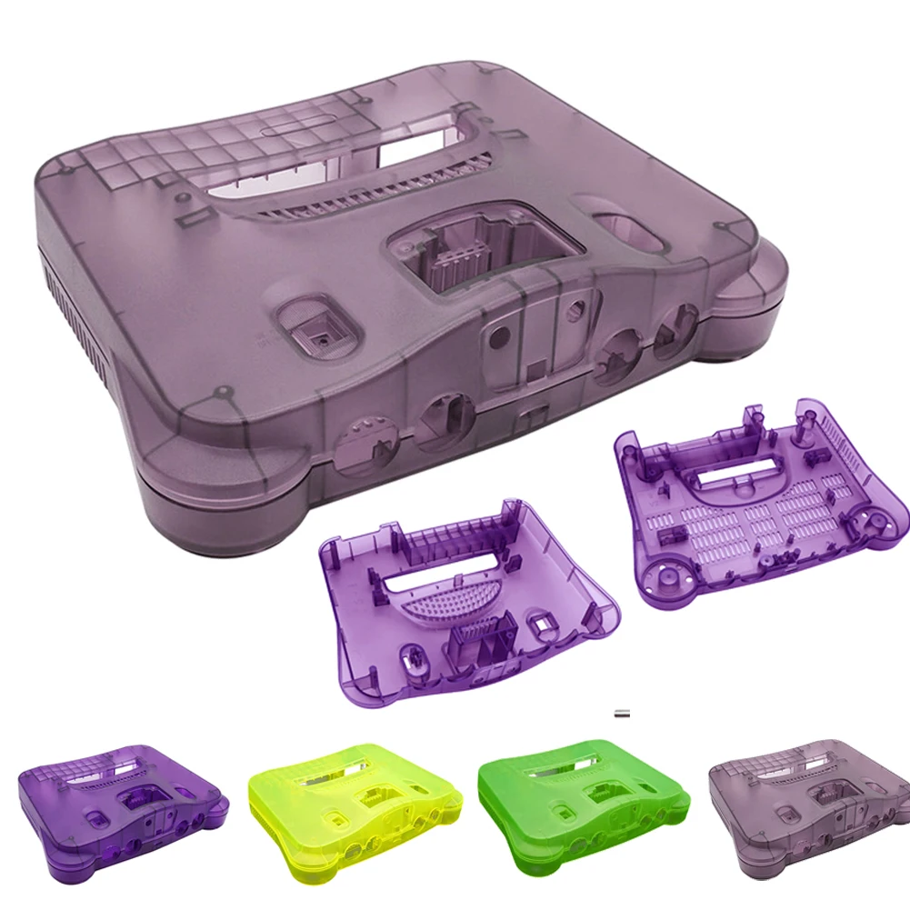 

Replacement Housing Shell For Nintendo 64 N64 Retro Video Game Console Translucent Case Protector Box Cover Gaming Accessories