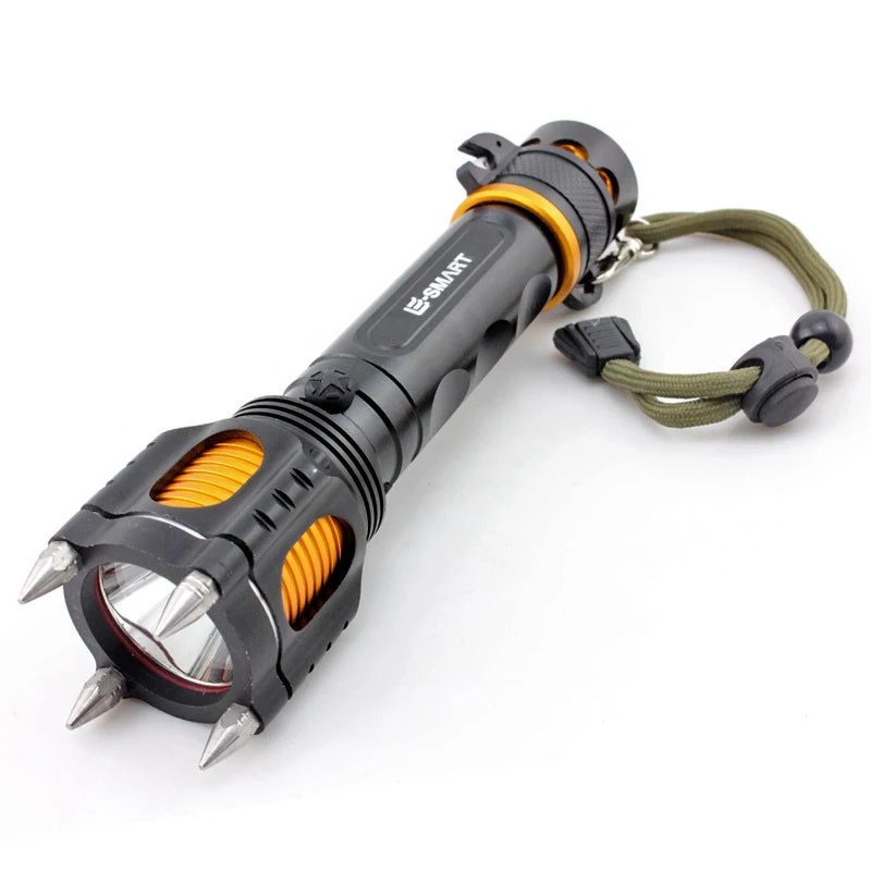 Фото Вссветильник для самообороны военный светодиодный фонарь T6LED вссветильник шка