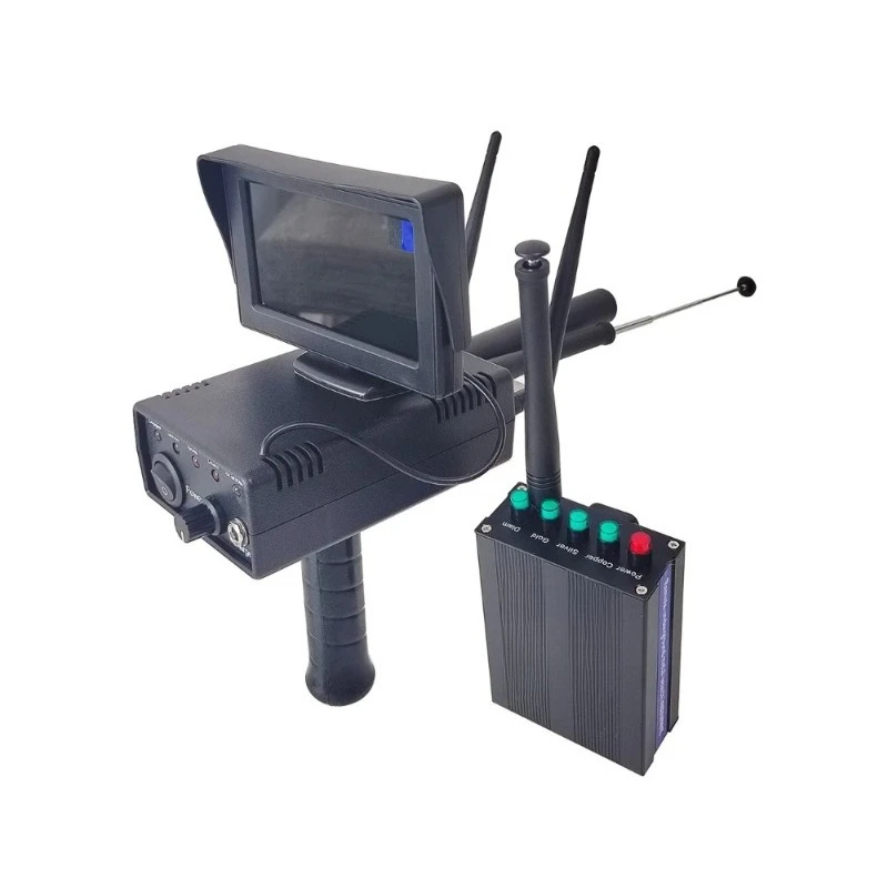 Фото Промышленный металлоискатель AKS Pulse Finder 3D с большим ЖК-экраном и большой дальностью действия для подземного обнаружения золота, серебра, меди №3