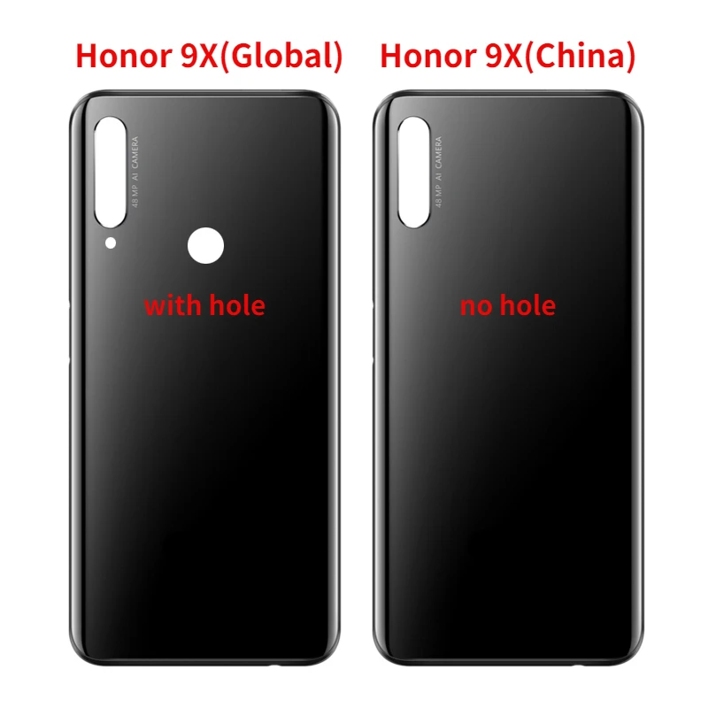 Новая задняя крышка для Huawei Honor 9X STK-LX1 TL00, задняя крышка батарейного отсека, запасные части