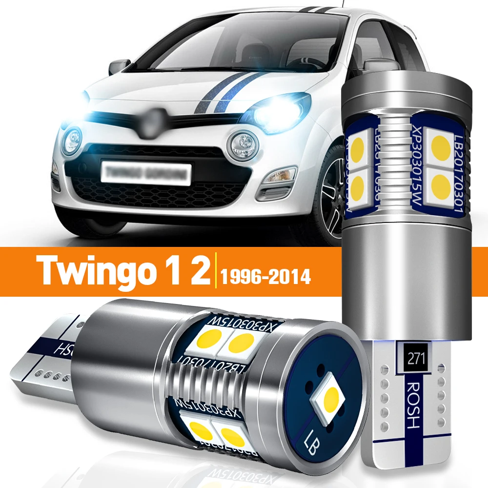 

2x LED Parking Clearance Light For Renault Twingo 1 2 1996-2014 2006 2007 2008 2009 2010 2011 2012 2013 Accessories Canbus Lamp