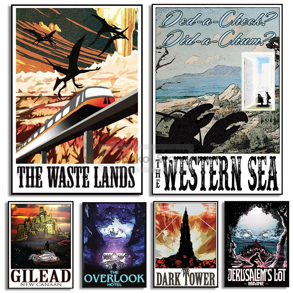 Постер Stephen King's с изображением нового местоположения и путешествий