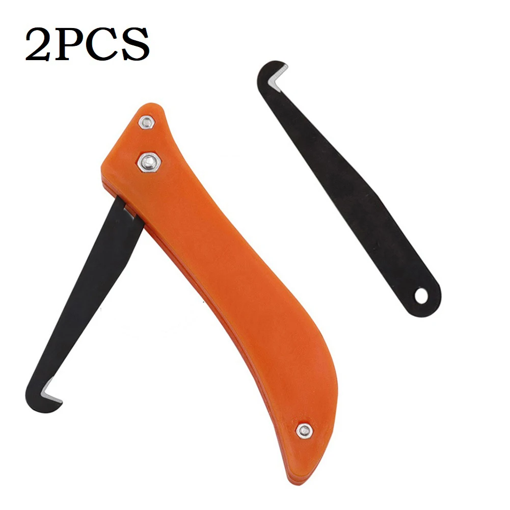 

2 Pcs Hook Blade Ceramic Tile Gap Hand Repair Tool 21.2cm Hook Blade Cleaning Removal Old Grout Construction Hand Tools