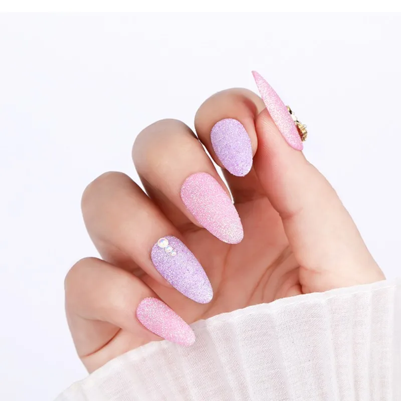 6 шт./лот голографический Блестящий Порошок Для Ногтей Сияющий яркий цвет