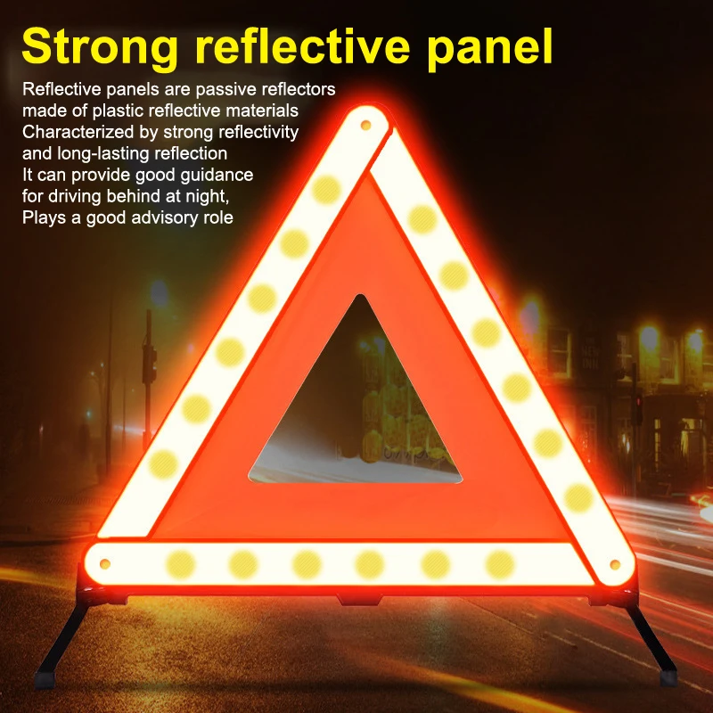 Автомобильный штатив светоотражающие полосы треугольные знаки складные