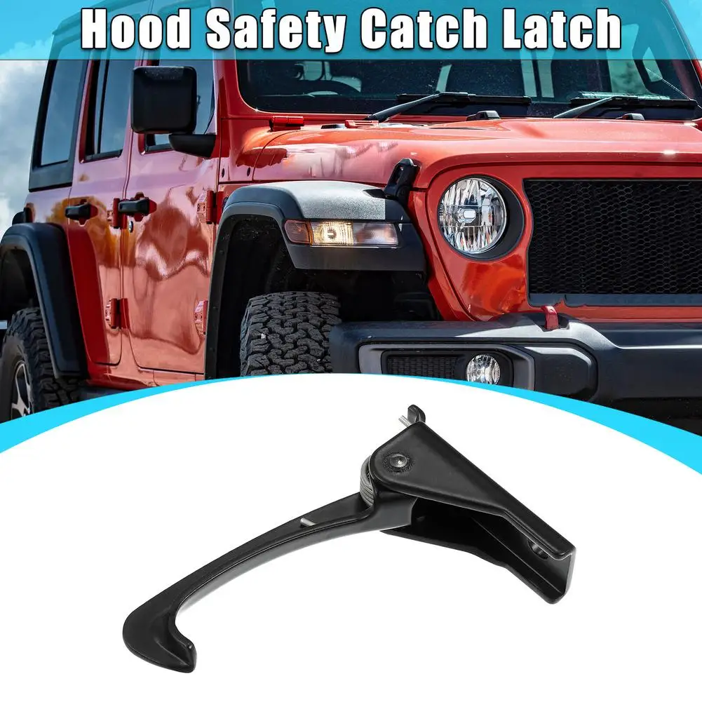

Car Hood Look Hook Replacement 55395654AA Safety Lock Parts Compatible For J-eep Jk Modified Accessories