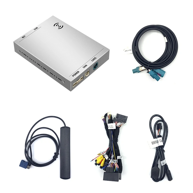 

1Set Silver Wireless Carplay Android Auto Fit For Citroen C4 SMEG Picasso DS4 DS3 308 508