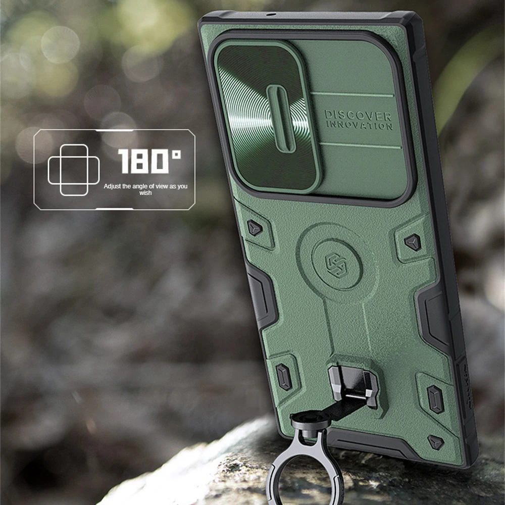 Non-slip Phone Back Cover Protection 140.00g Ring Phone Case Lightweight For Samsung S23 Ultra Phone Case Creative Convenient