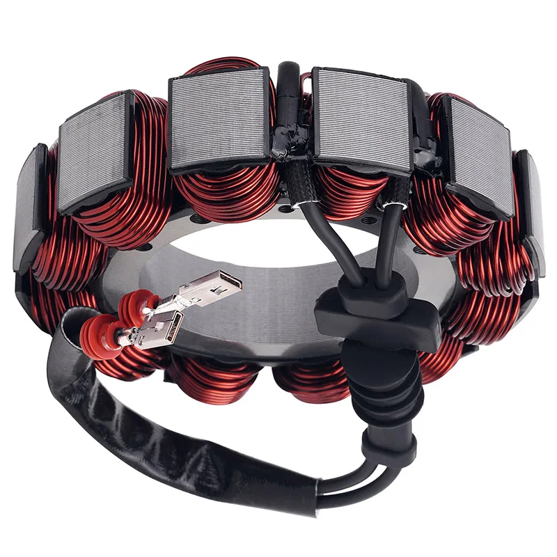 Катушка статора генератора мотоцикла для Harley Touring Road King Electra Glide FLHRSEI2 FLHPEI FLHPI FLHR FLHRCI