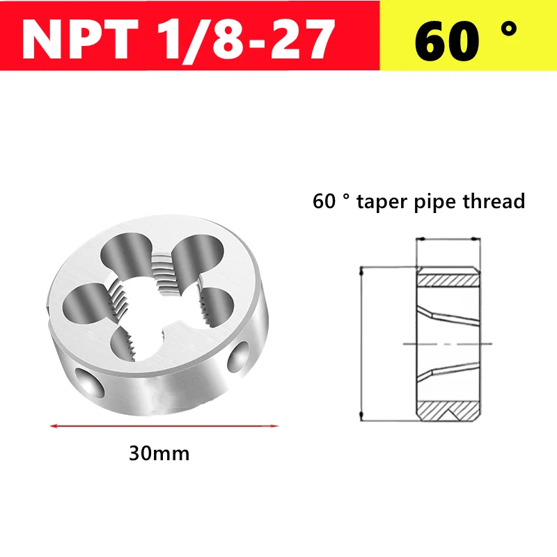 

Метчик резьбы JWXZ NPT Z NPS 60° 1/8-2 дюйма