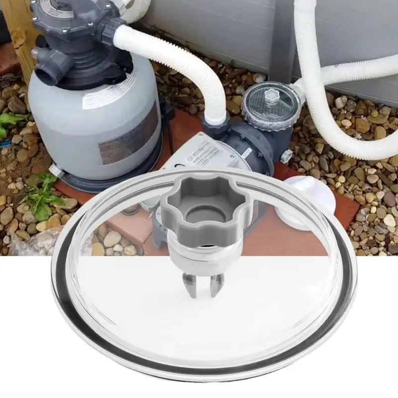 Крышка ловушки для бассейна насоса с клапаном и 2 уплотнительными кольцами