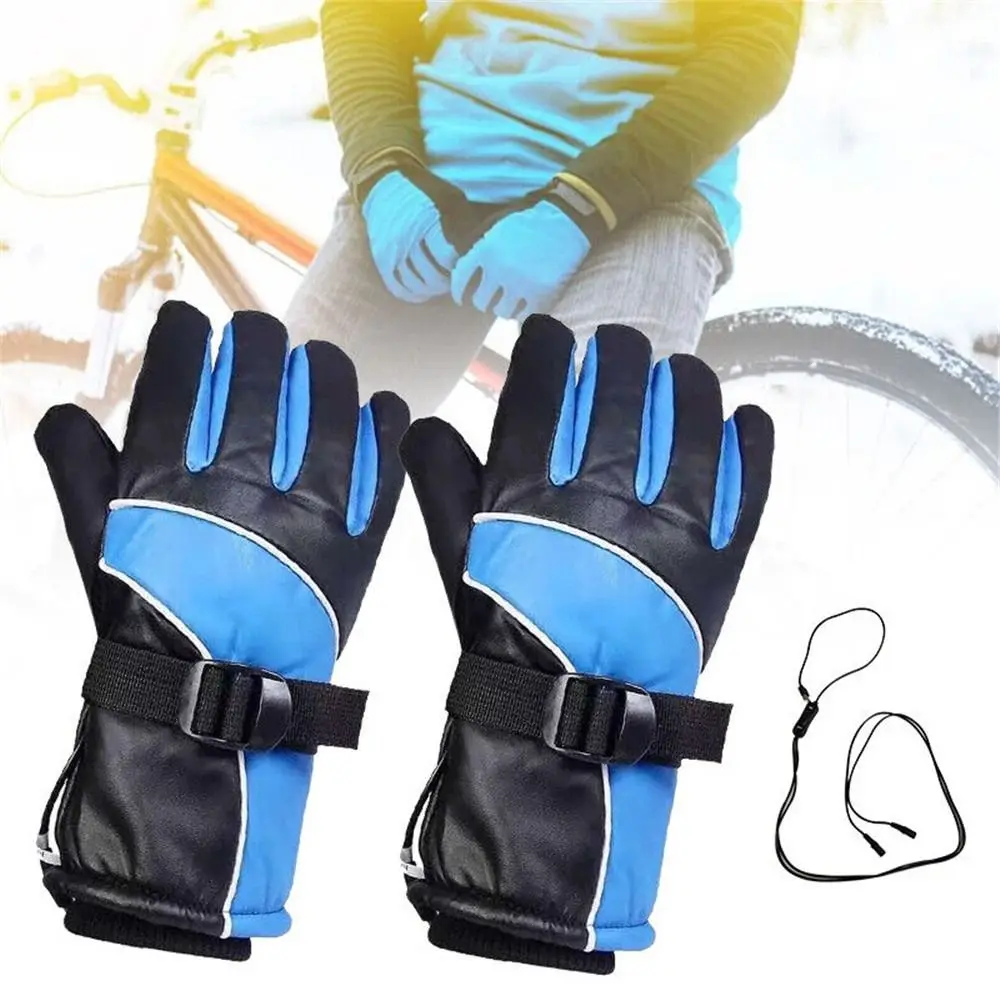 

Outdoor USB Windproof Electric Cycling Gloves Motorcycle Mittens Hand Warmer Heated Gloves