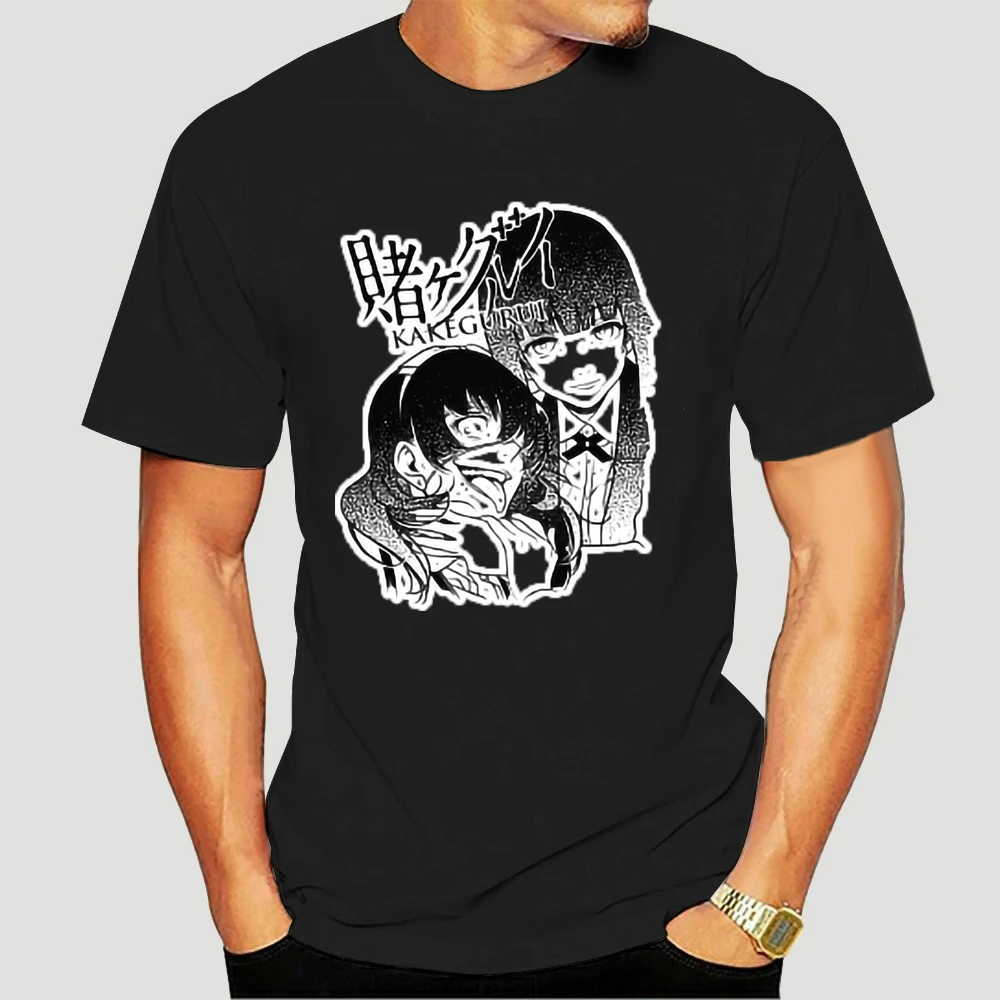 

Модная рубашка Kakegurui Yumeko Jabami, Мужская футболка с коротким рукавом для отдыха, удобный геймблер, футболка из хлопка, подарок в стиле Харадзюку 5227X