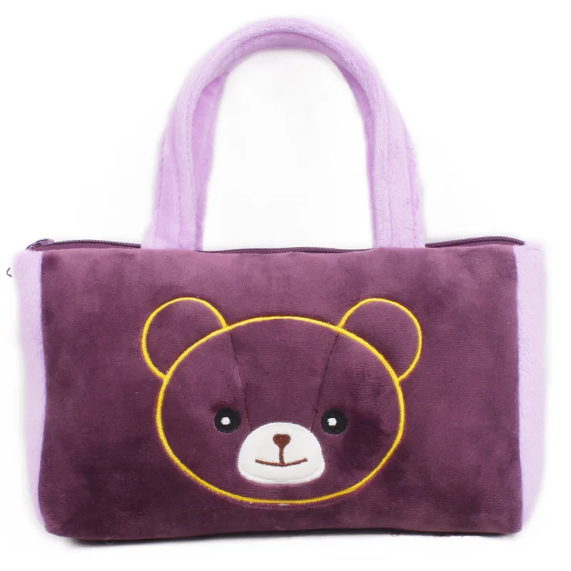 Child Cute Handbag Coin Purse Travel Bag Anime Cartoon Children Mobile Phone Pen Plush Bag Girls Kids Boys School Quality Bags