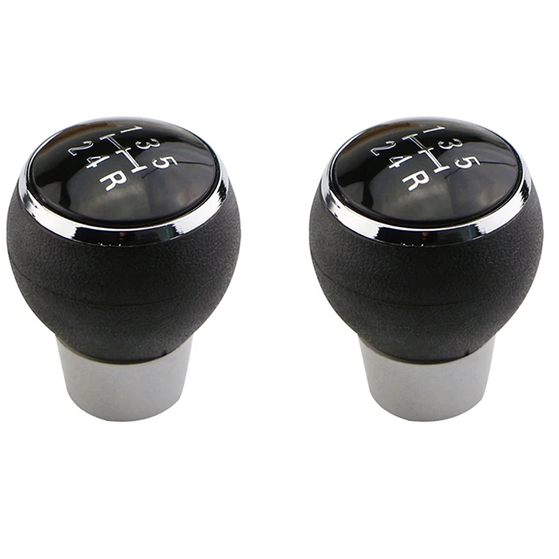 

2X Car 5 Speed Gear Head Shift Knob MT Handball For Mitsubishi Lancer EX EVO GTS ASX V3 V5 V6