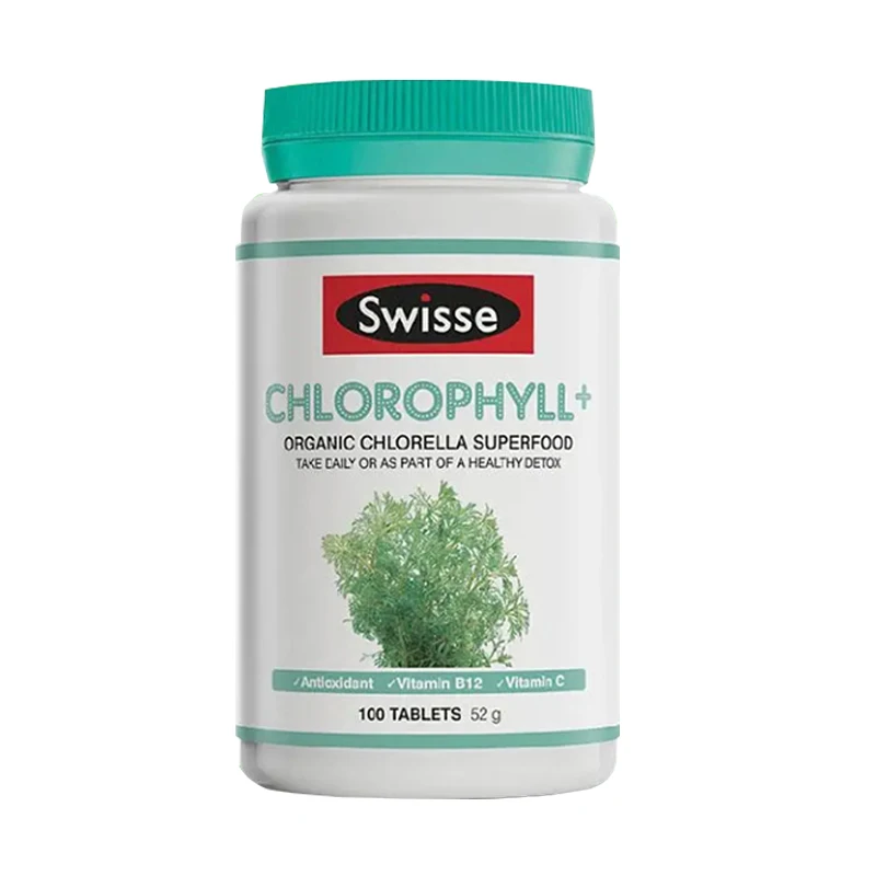 

1 Bottle Chlorophyll Tablets Functional Health Products Tablets Acid and Alkali for Beauty Intestine and Stomach Cleanliness