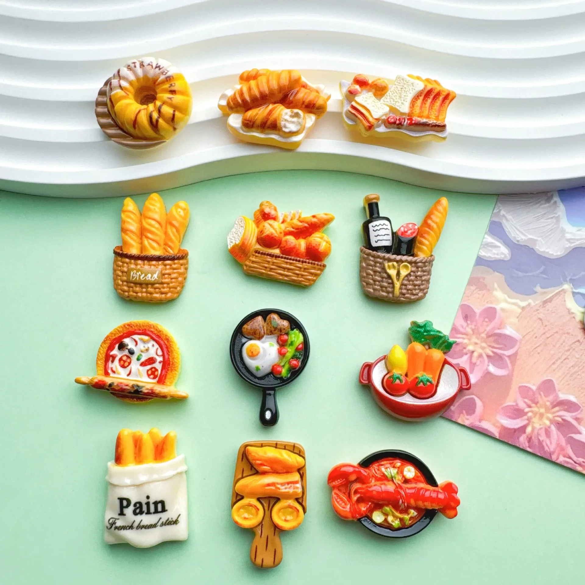 

Миниатюрные фигурки еды из резины DaCan