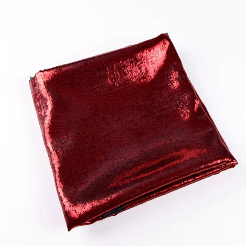 Красная ткань с бронзовым химическим волокном модная платье для рубашки