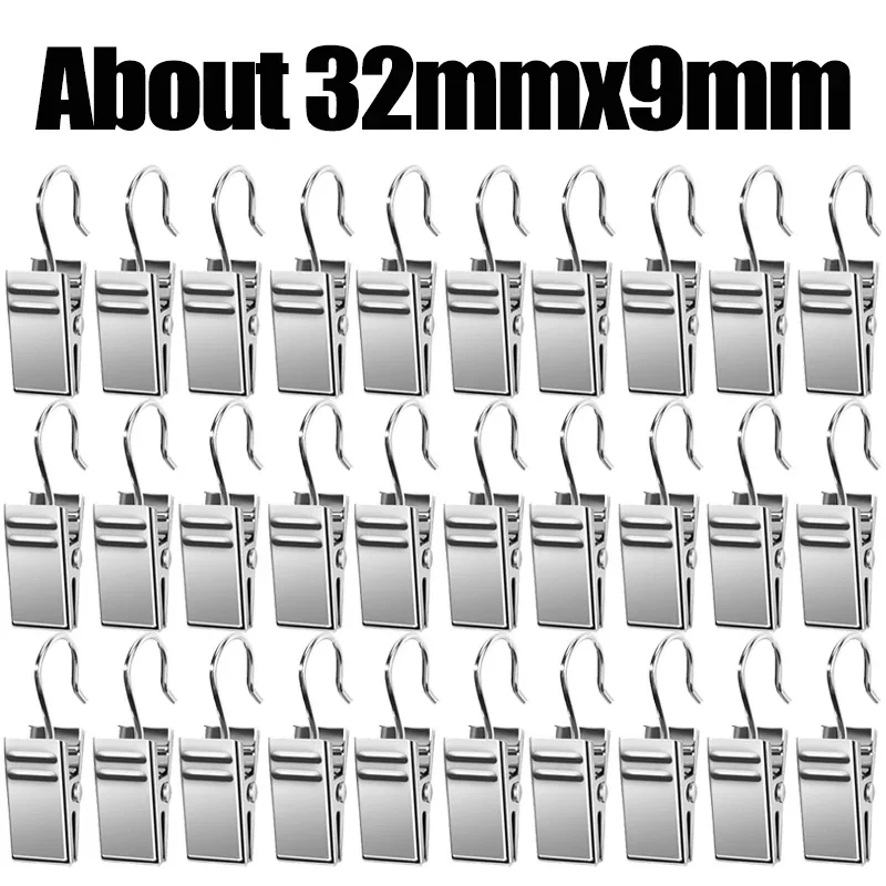 

Металлические зажимы для штор 200 штук