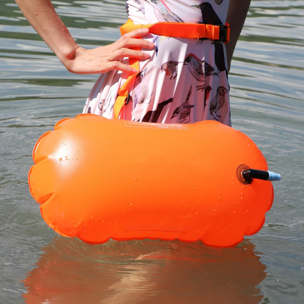 

3 Color Swimming Tow Float Float Buoy Air Dry Bag Swimming Trainning Safety Mark Inflatable Flotation Bag