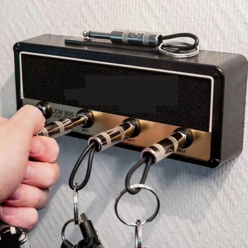 

Key Storage Guitar Storage Keychain Hanging Wall Key Rack Holder Amplifier Minimalist Home Decoration Gift Music Key Storage