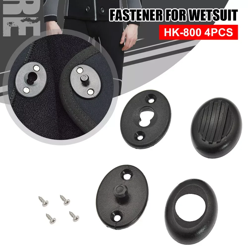 

Fastener for Snorkeling Wetsuits Scuba Diving Suit Connect Buckle Quick Release Wetsuit Buckle with 4 Screws Accessories