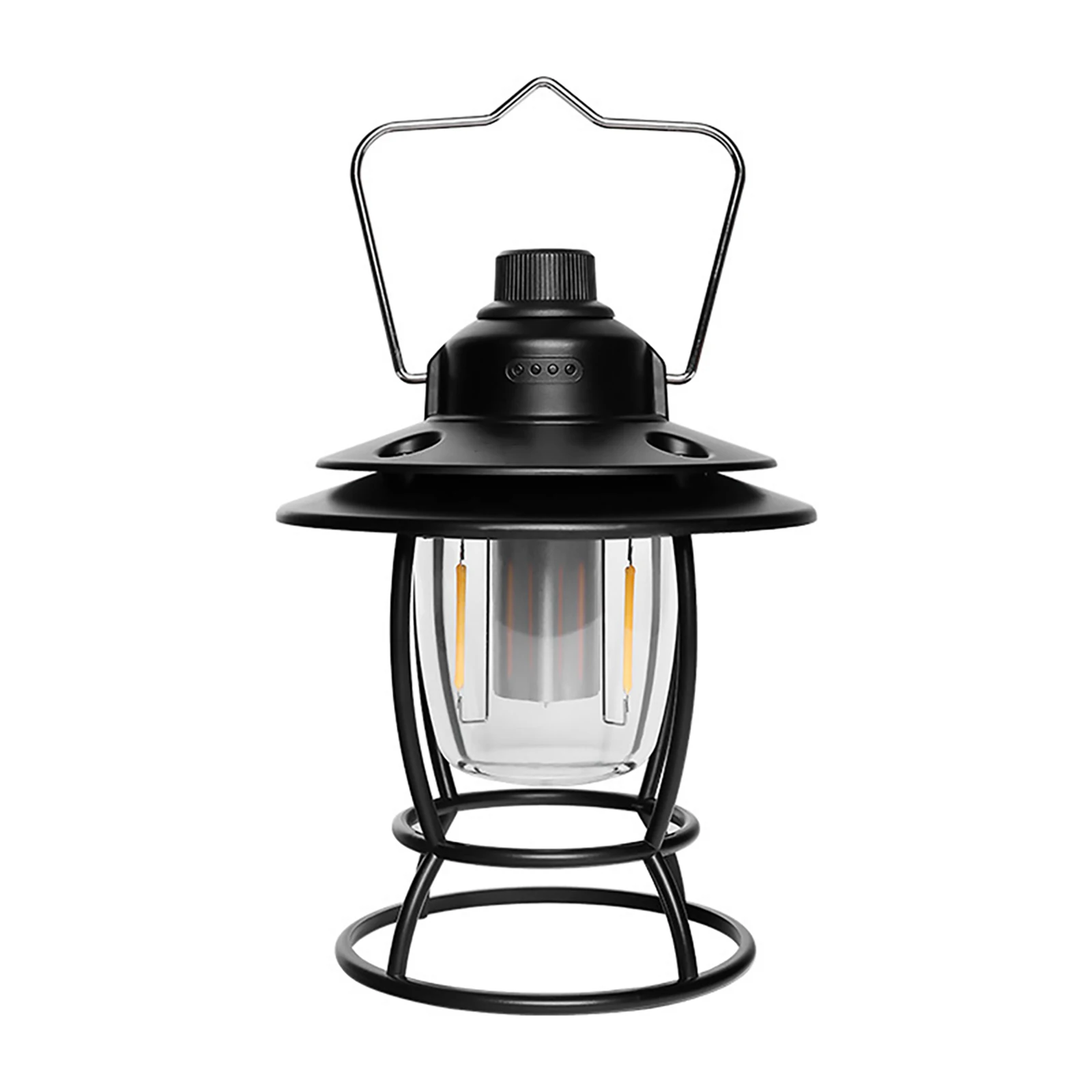 

Camping Lamp Retro-camping Lamp 1pc 290G Outdoor-camping Lamp Waterproof Charging Treasure Retro Design Lantern-camp Lamp