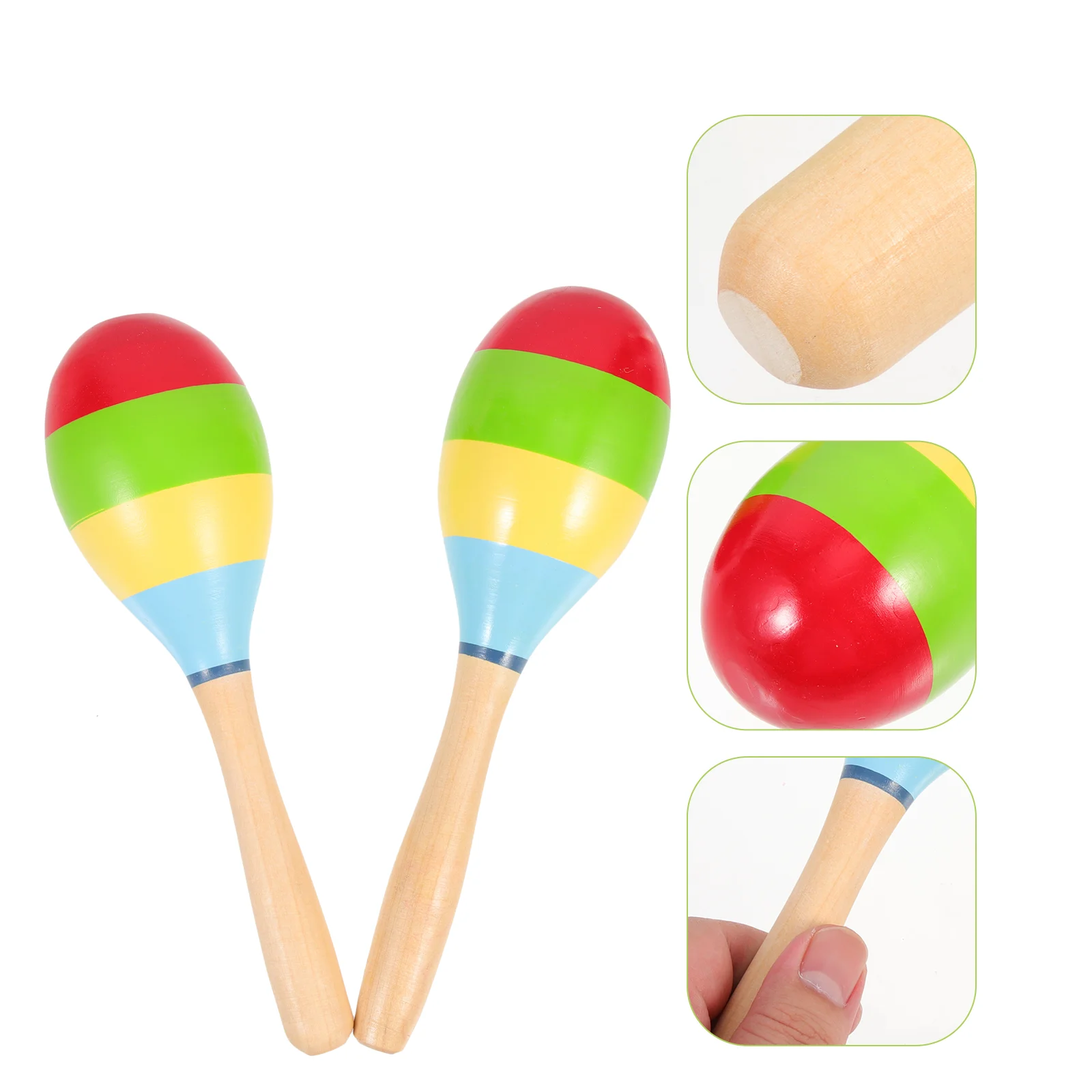 

Maracas Sand Kids Hammerbaby Shaker Shakers Wooden Musical Playthinghammers Children Percussion Hand Woodtoysegg Instrument