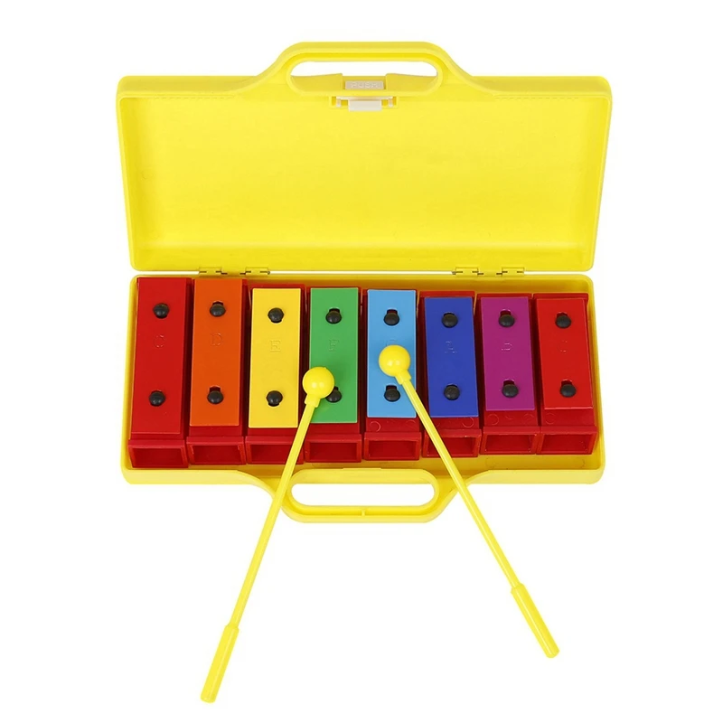 

Hot AD-8-Tone Piano Portable Children's Music Enlightenment Independents Sound Brick 8-Tone Hand-Tapping Piano