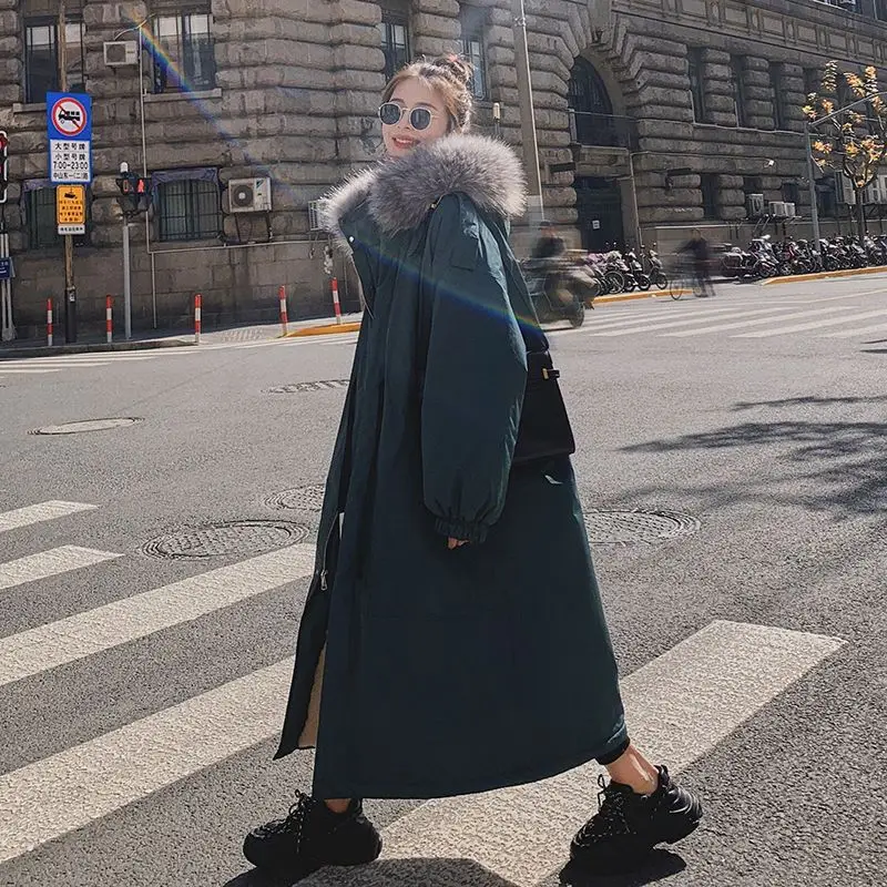 Winter Jackets 2022 Woman Parkas Long Hooded Padded Jacket Super Hot Coat Snow Outercoat Cheap Wholesale Women Clothes Jackets