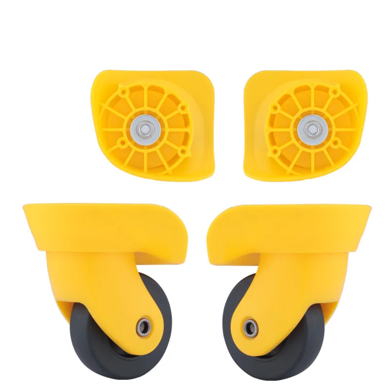 W295 Luggage Universal Wheel Accessories Wheel Password Trolley Case Wheel Pulley Caster Repair Shock Absorption 18 Inch 30 Inch