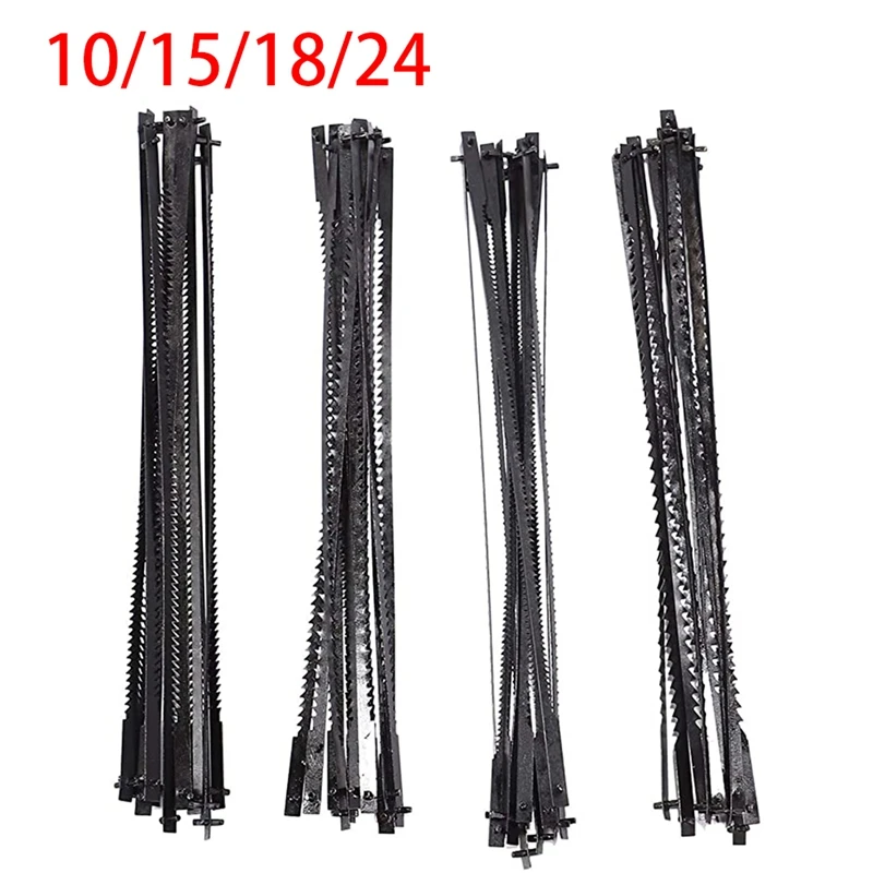 

5 Inch Pinned Scroll Saw Blades TPI 10/15/18/24 Power Tools Accessories For Woodworking For DIY