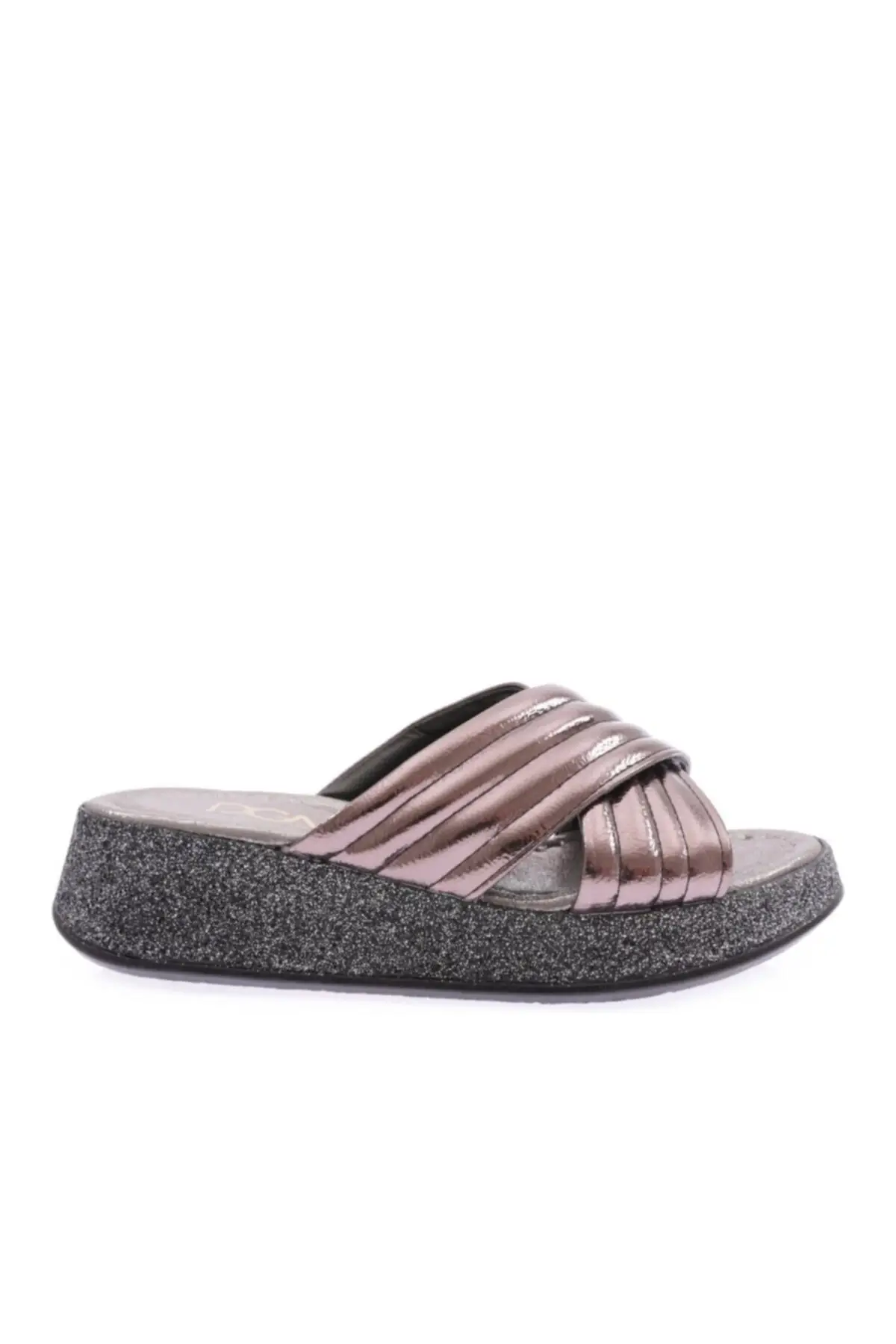 

K306 women thick sole cross band slippers