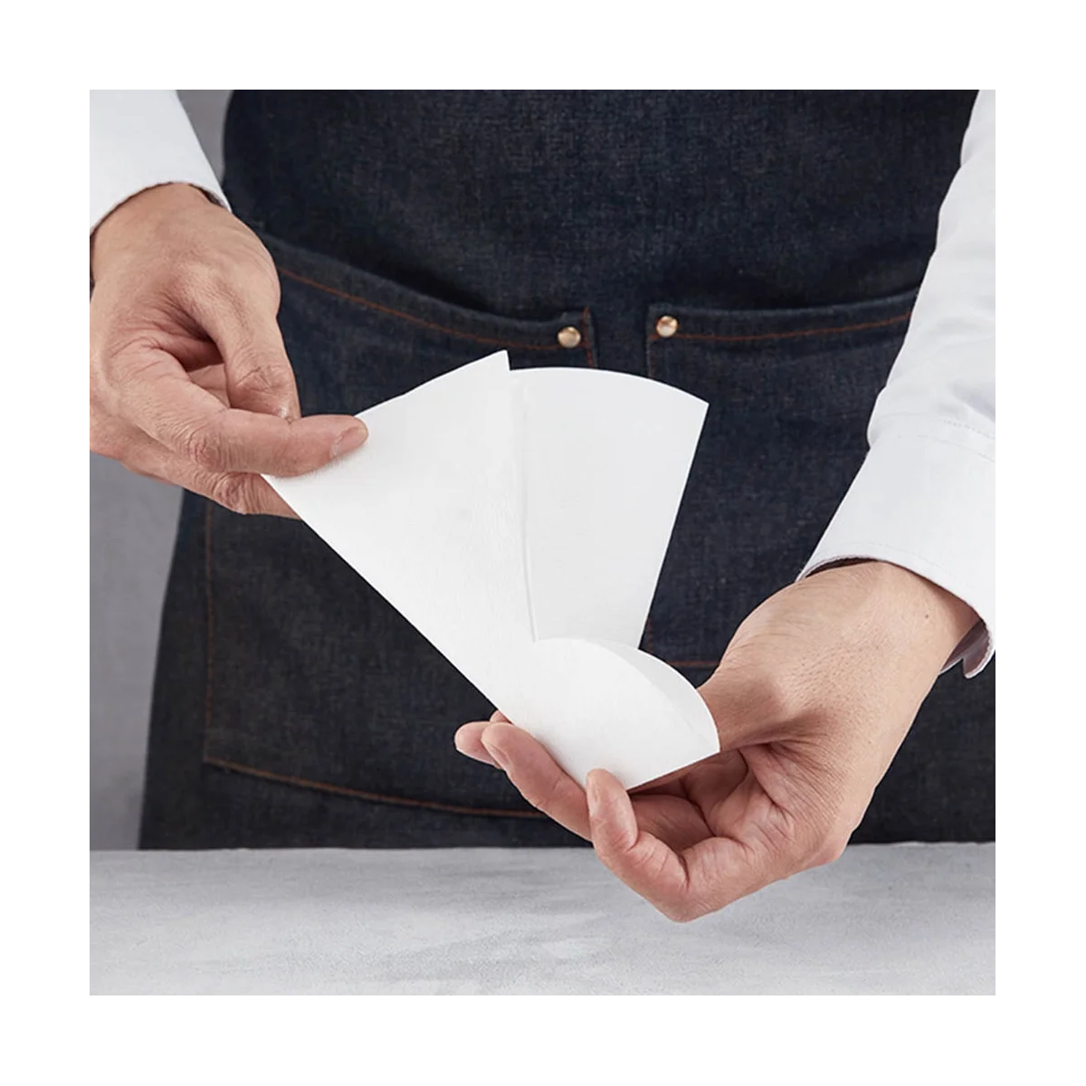 40 шт. совместимые с Chemex фильтры для скрепленного кофе кофеварки