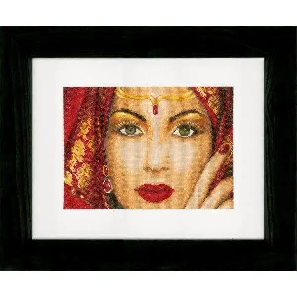 Иглы своими руками Lanarte PN- 0156937 Набор для вышивки крестом Oriental Beauty 38-29 28ct 14ct 32ct Metallic