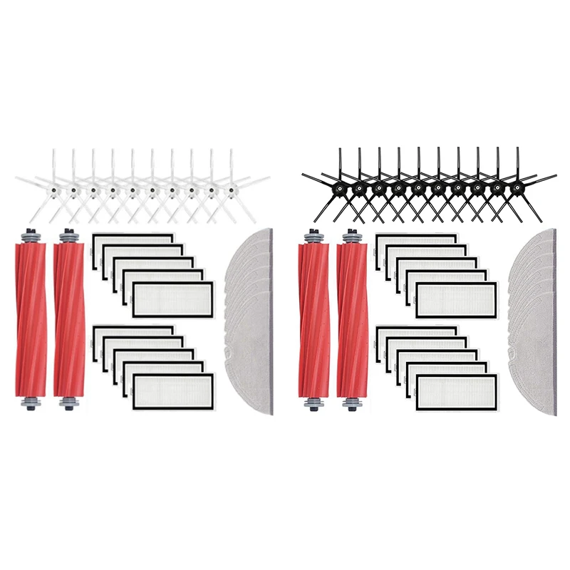 

Запчасти для робота-пылесоса Xiaomi Roborock Q7 Max Q7 Max + T8, основная боковая щетка, фильтр НЕРА, тряпка