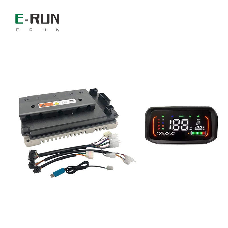 

Sine Wave 130A PMSM EM100S Motor Controller Reverse Function with New N7 Colorful LCD Display for Electric Scooter ATV