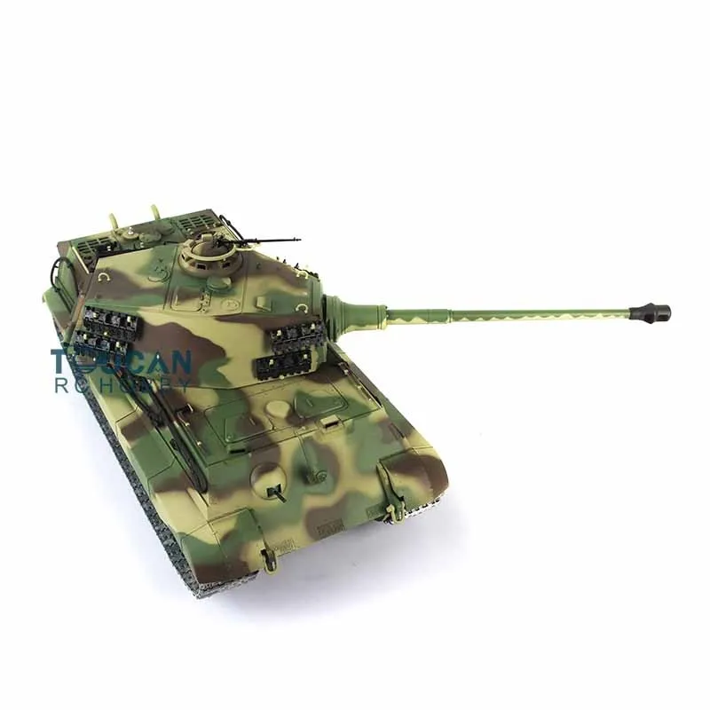 Фото Heng Long масштаб 1/16 7,0 RC Tank King Tiger 3888A Металлические колеса Barrel Recoil RTR Индивидуальная модель Радиоуправление Panzer Toys №3