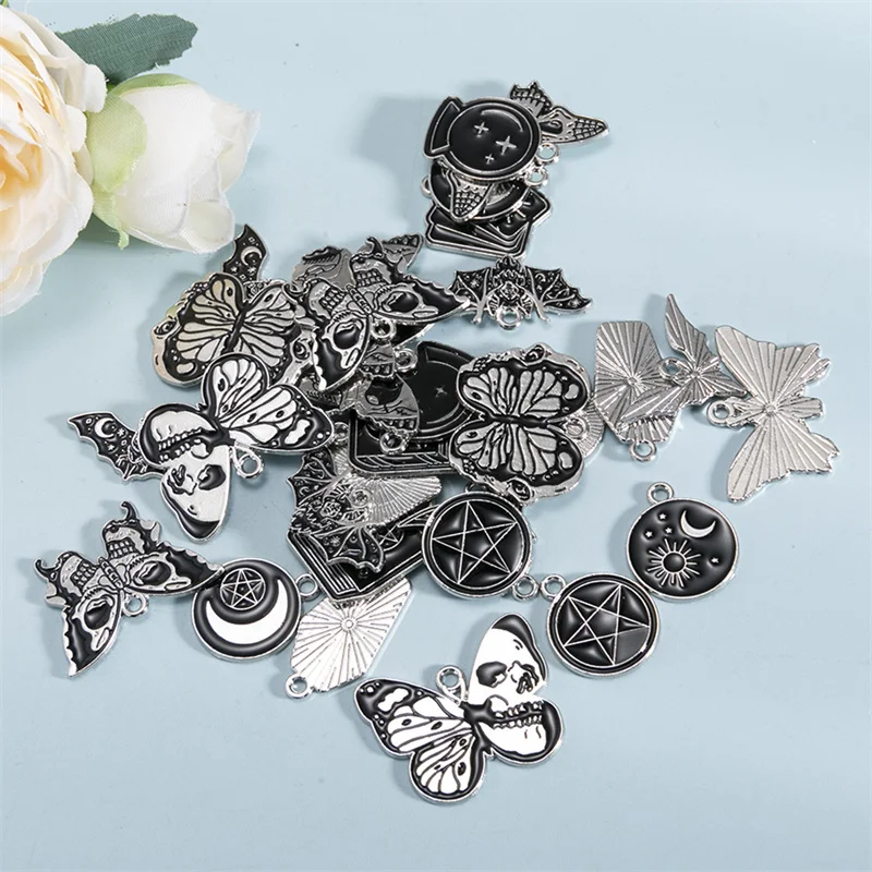 10/20 шт. смешанный стиль крест-бабочка очаровательные ювелирные изделия в стиле