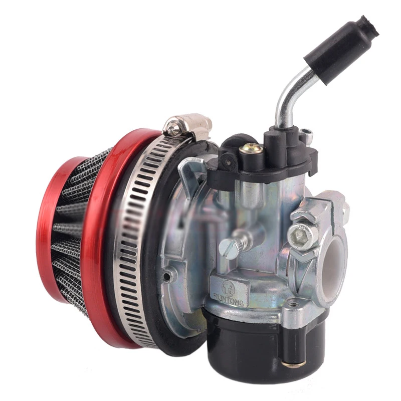

1set ATV 4950/80cc Performance Carb Carburetor Air Filter Assembly for 2-stroke Bike