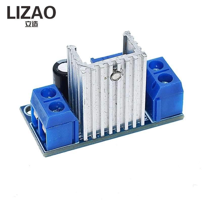 Регулируемый линейный стабилизатор напряжения LIZAO LM317 DC-DC, понижающий преобразователь с радиатором охлаждения (art.: 3920da992f063) - 3920da992f063