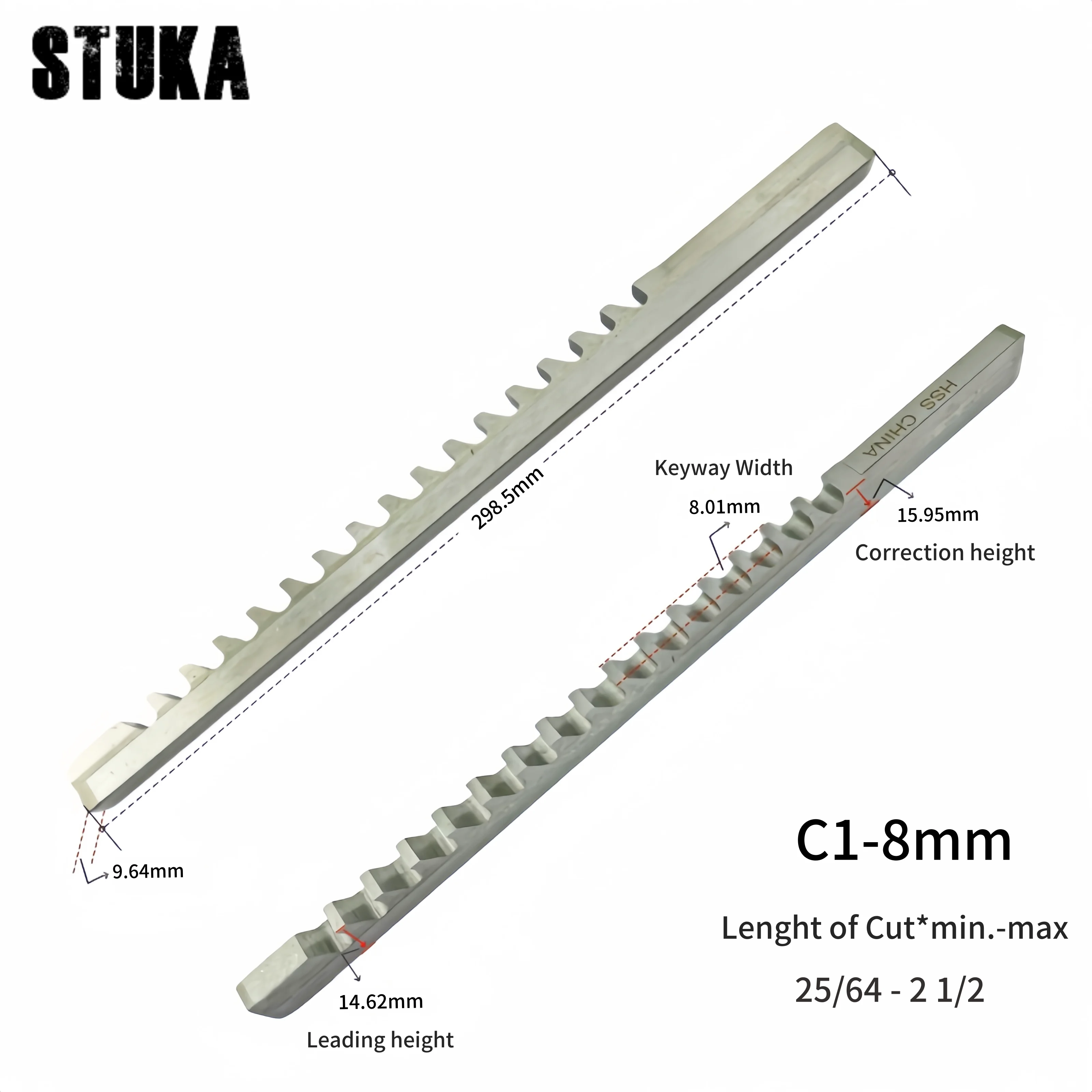 

Нажимные перетяжки для шпоночных каналов HSS