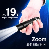 2022 new high power flashlights mini tactical zoom camping torch 1000000 lumen hunting waterproof super powerful flashlight