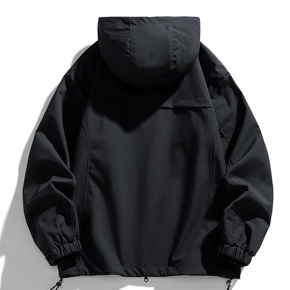 Зимняя мужская ветровка с капюшоном размеры до 8XL