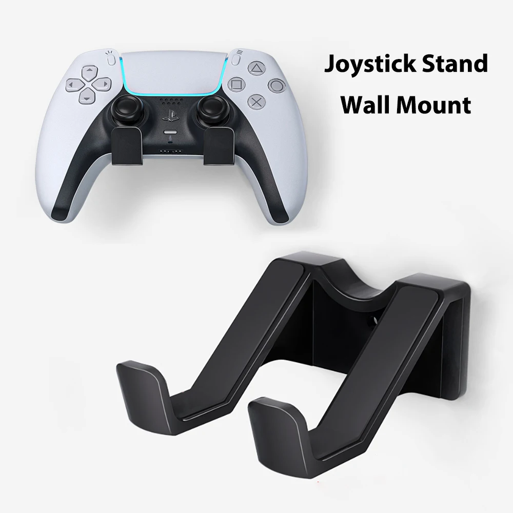 Game Controller Stand for PS5 PS4 Xbox Switch Strong Adhesive No Drill Wall Mount Joystick Holder ABS Material Handle Bracket