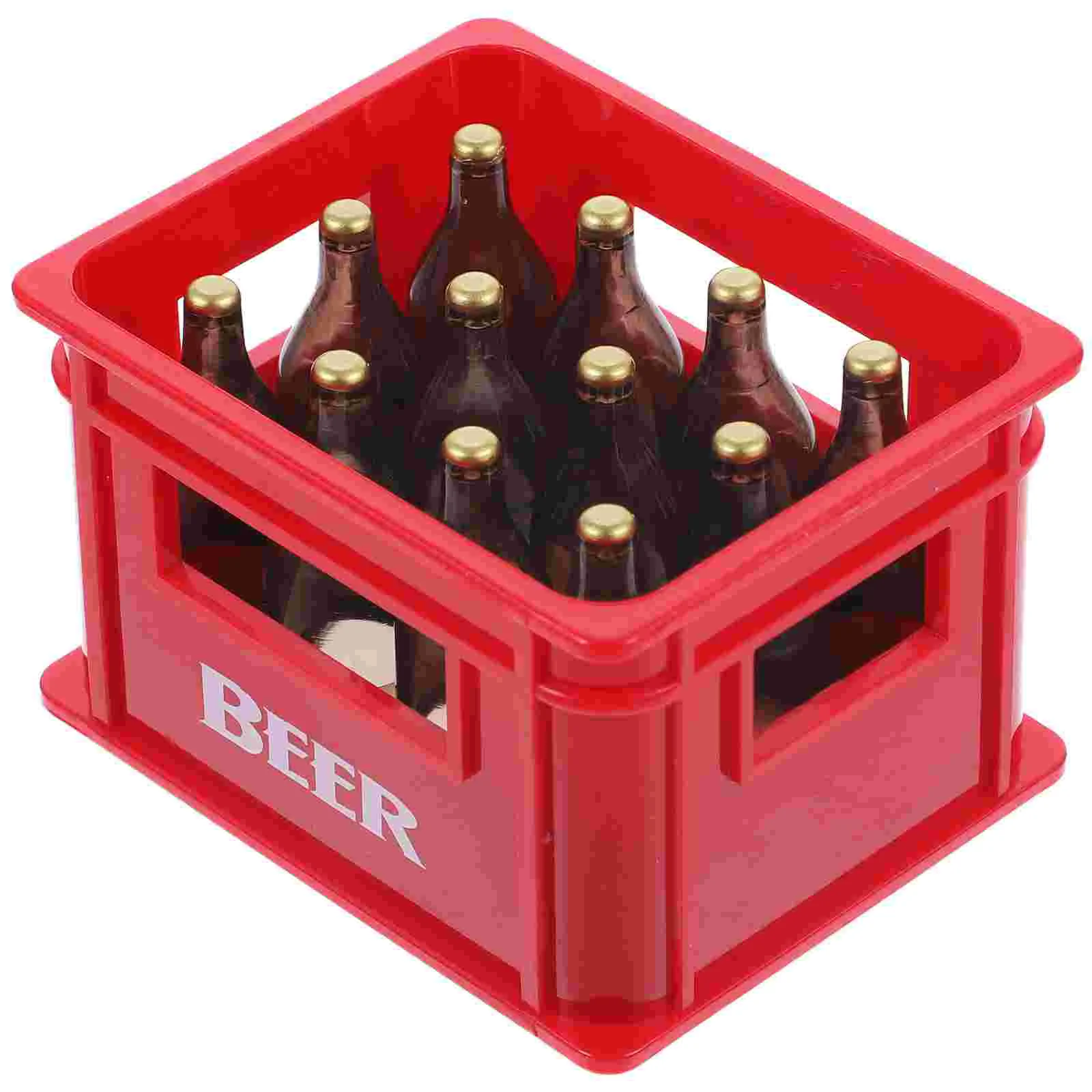 

Mini Imitation Beer Bottles House Decor Layout Scene Photo Prop Modeling Resin
