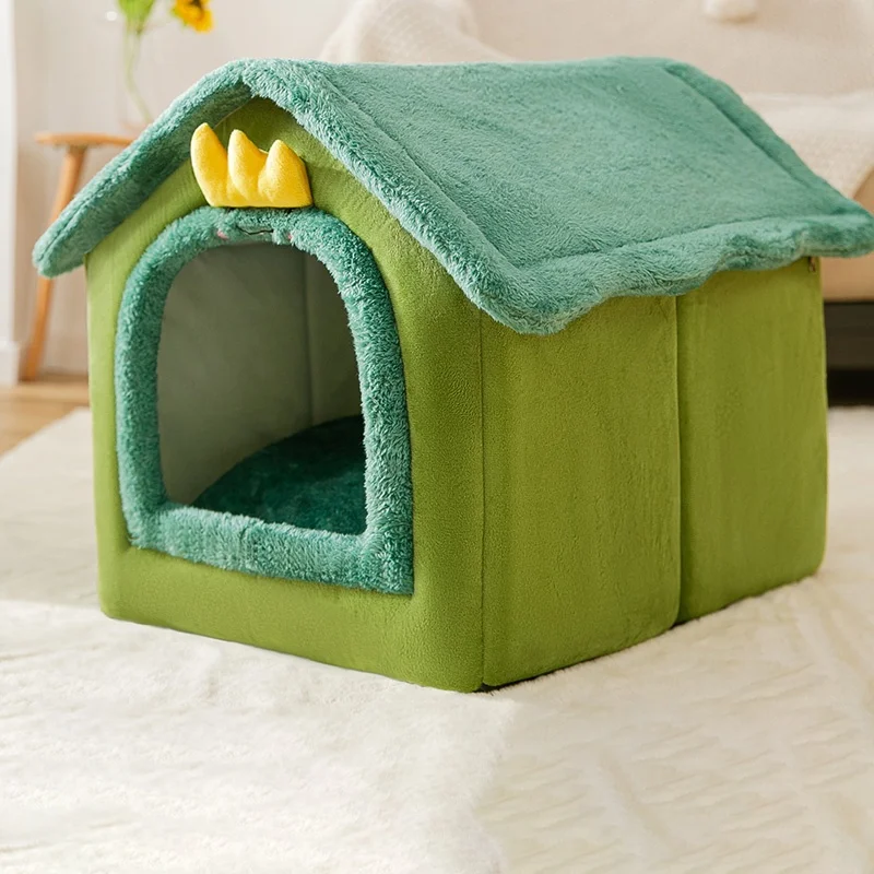 

Luxury Cotton Animal Cage Pet Bed Kennel For Pet Supplies