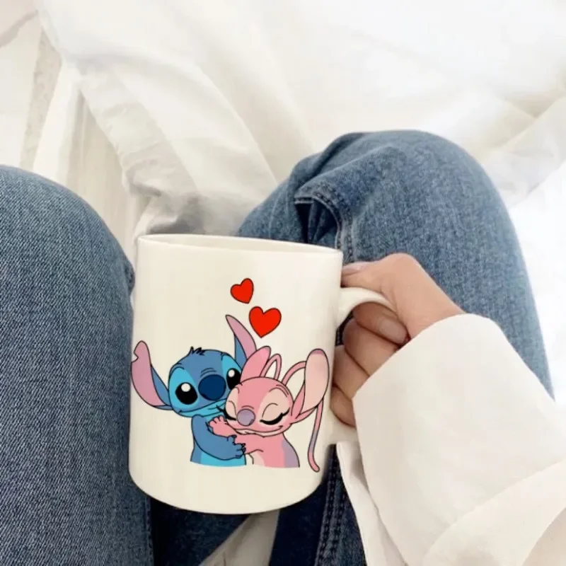 Новинка персонализированная керамическая кружка Disney Stitch для мужчин и женщин