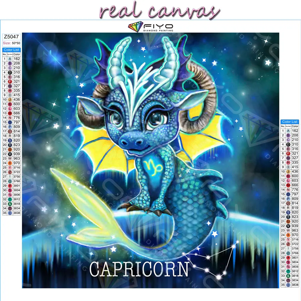 

Алмазная 5D картина «сделай сам», Козерог, фотография, мозаика, полная фотография, Набор для вышивки крестиком, украшение для дома